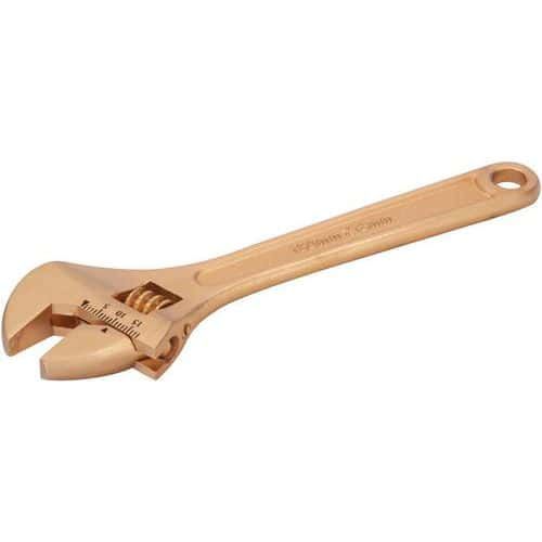 CLÉ À MOLETTE À ÉCROU CENTRAL 48MM ANTIDÉFLAGRANTE 375MM - BAHCO