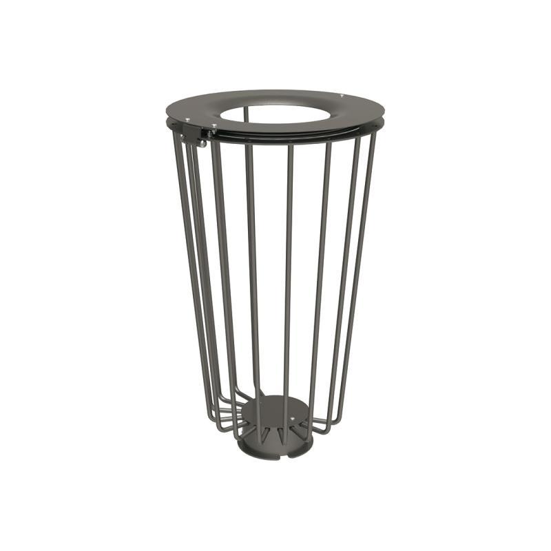 Corbeille Lofoten Vigipirate 100 litres - Acier galvanisé - Réf : 208099.Gpro_0