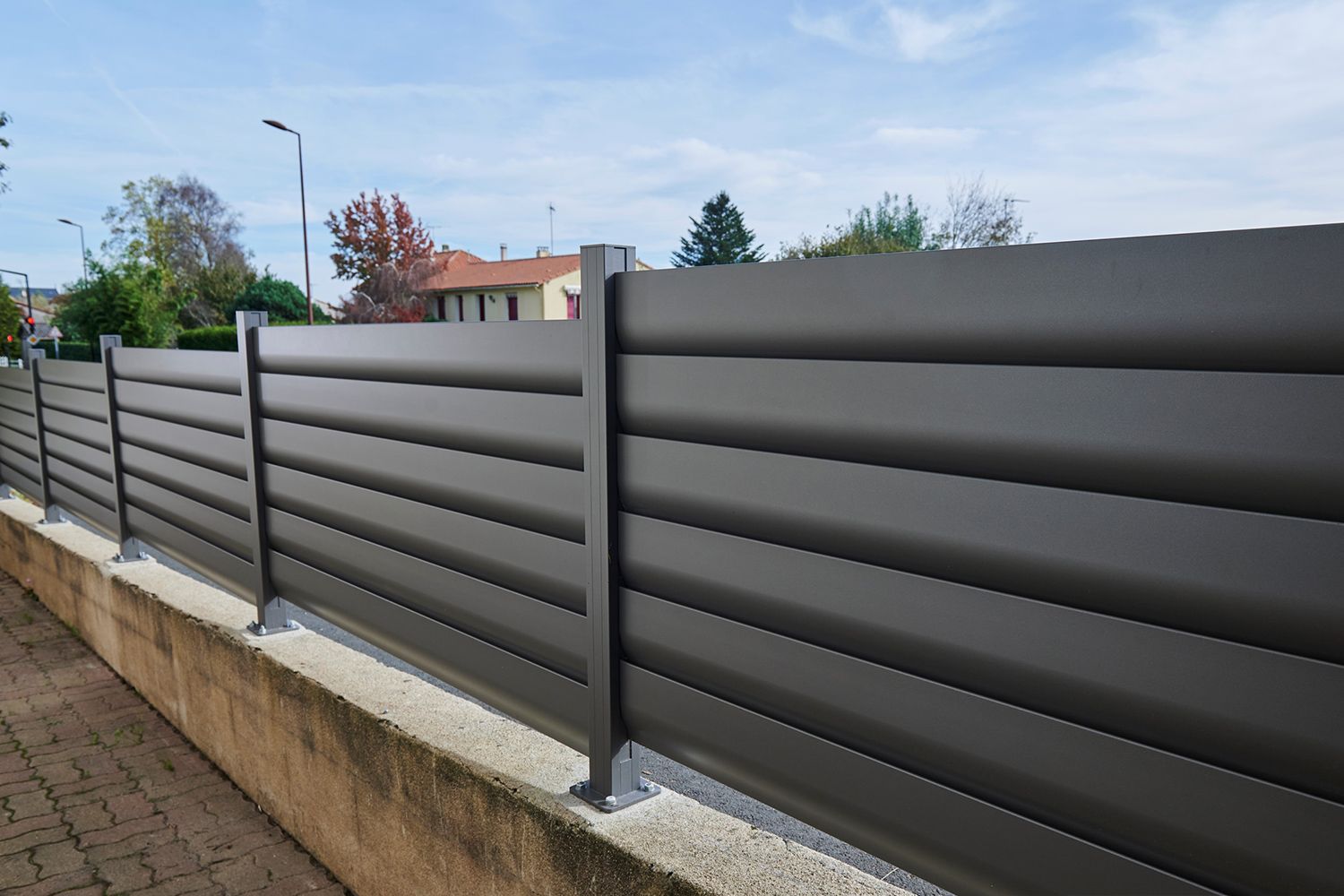 Diablo - clôture en aluminium - alukit - thermolaqué
