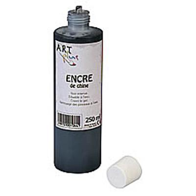 ENCRE DE CHINE NOIR ARTPLUS EN FLACON 250 ML