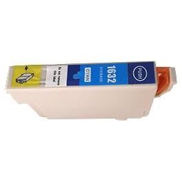 Epson WF 2010W/2510WF/2520NF/2530WF/2540WF - Cartouche d'encre compatible écologique cyan 10ml (T1632 - E1632C)_0