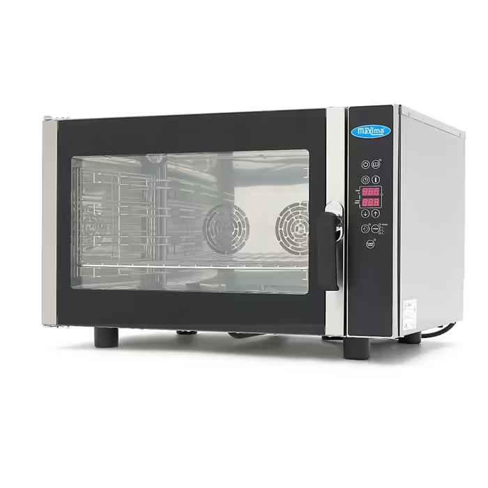 Four combiné numérique Maxima 08500208 - 4 plateaux GN 1/1 - cuisson vapeur et air chaud_0