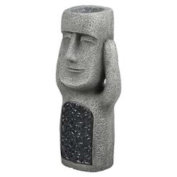 Jardinière Moai en polyrésine N'entend pas Hanah Home - gris 8684282698562_0