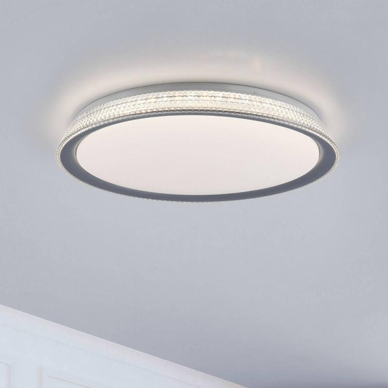 JUST LIGHT. PLAFONNIER LED KARI, INTENSITÉ VARIABLE SWITCHMO, Ø 51CM