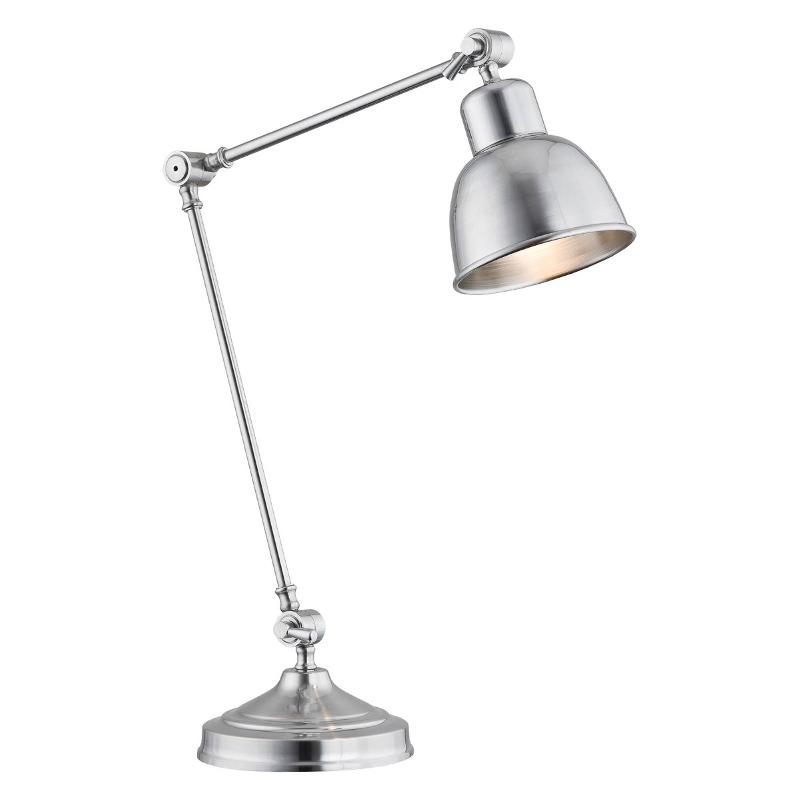 EULUNA LAMPE À POSER EMOTI, COULEUR CHROME, HAUTEUR 45 CM, RÉGLABLE