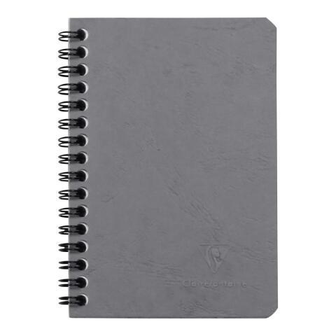 LOT DE 5 - CAHIER RELIURE INTÉGRALE AGE BAG 9X14 100 PAGES LIGNÉ - GRIS