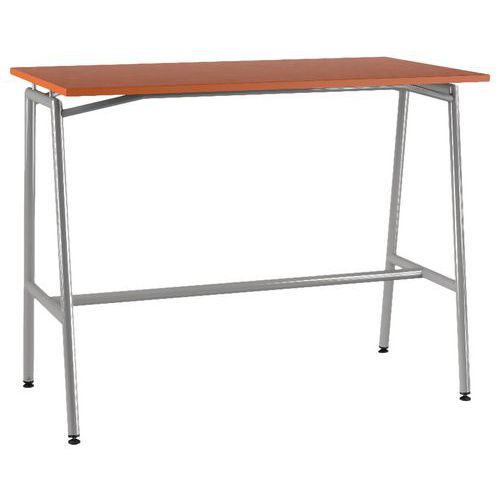 MANGE-DEBOUT ELLA 140X80CM STRAT ABS DL ORANGE JAFFA/GRIS - MOBIDECOR