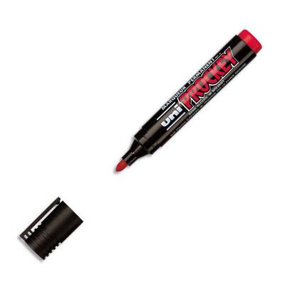 MARQUEUR PERMANENT UNIBALL PROCKEY - POINTE OGIVE - CORPS PLASTIQUE - ROUGE