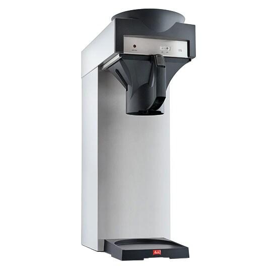 Melitta Percolateur café pour les pots à vide, remplissage d'eau manuel 210x420x601 mm - VIRTUS - inox M170MT_0