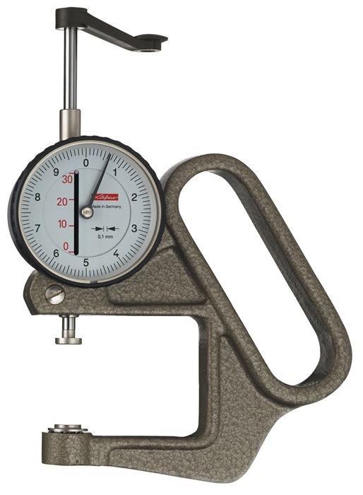 Mesureur d'épaisseur K 50/3 E - 0-30 mm - Lecture 0,1 mm - Bille 5 mm - KÄFER_0