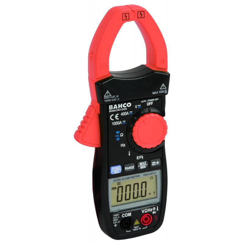 Multimètre digital True RMS 1 000 A CA/CC - Bahco | BDACM1000_0