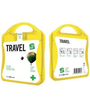 MYKIT VOYAGE - JAUNE - KITS DE PREMIERS SECOURS PUBLICITAIRES