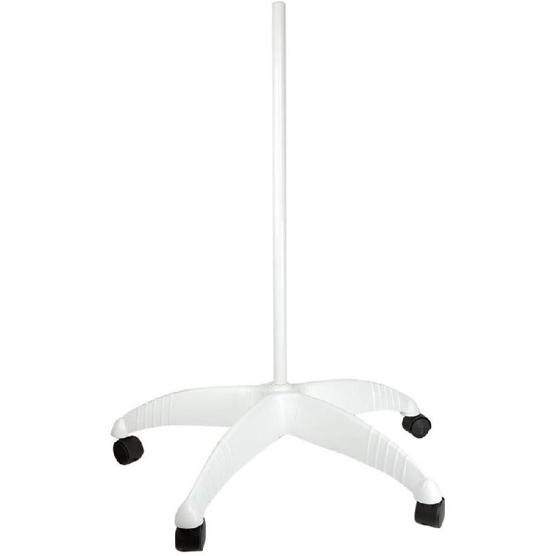 Pied sur roulettes pour lampe loupe - Hauteur 75 cm - Stable avec 5 roues - Référence 110016_0