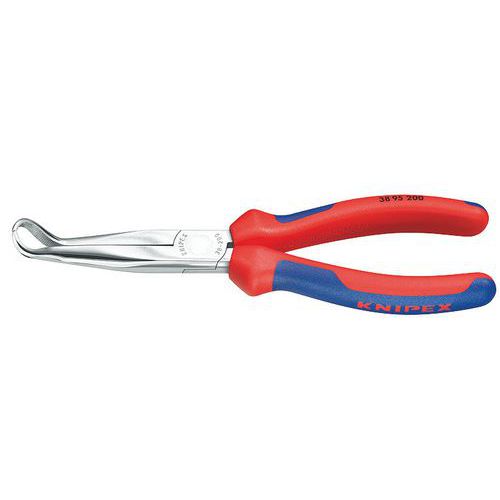 PINCE DE MÉCANICIEN POUR BOUGIES 200MM COUDÉE À 45° - BI-MATIÈRE - KNIPEX