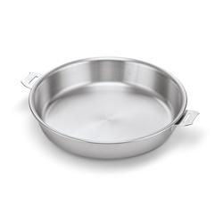 Poêle inox multiply évolution 28 cm -  Argent Rond Acier Beka 34x28 cm - acier 3458160006597_0