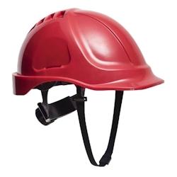 Portwest - Casque de sécurité ENDURANCE VISOR Rouge Taille Unique - Taille unique rouge 5036108171866_0