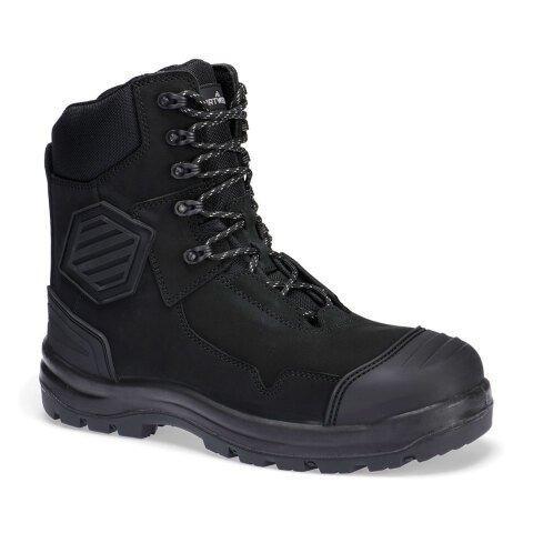 PORTWEST FD22 CHAUSSURE MONTANTE EN CUIR COMPOSITE S3S HRO FO SC HI CI AN LG SR NOIR - TAILLE 44