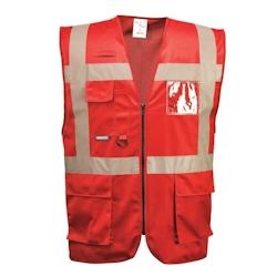 Portwest - Gilet de sécurité EXECUTIVE IONA HV Rouge Taille S - S rouge 5036108214327_0