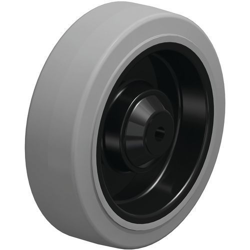 ROUE FORTES CHARGES À BANDAGE CAOUTCHOUC POEV 125_8KD-SG - BLICKLE
