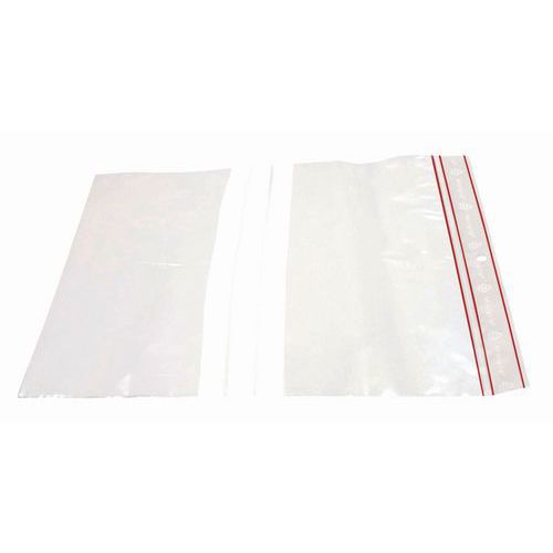 SACHETS 160X220MM AVEC BANDES BLANCHES - MINIGRIP