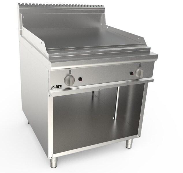 Plaque grill gaz - Inox - Lisse - 15mm - 13.8kW - Saro - 73211190_0