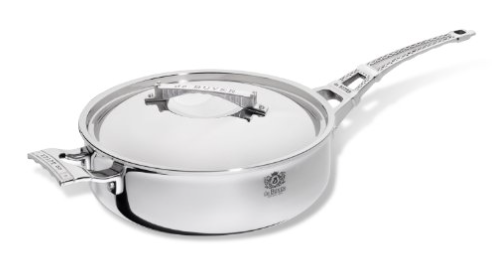 Sauteuse avec anse et couvercle en inox 24 cm - french collection affinity de buyer_0