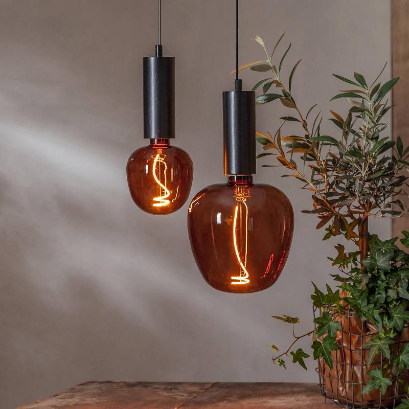 STAR TRADING GLOBE LED G125 COGNAC APPLE E27 2 W 1 800 K