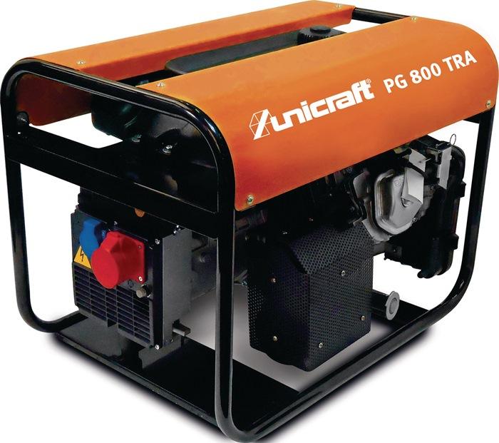 Groupe électrogène portable Stromerzeuger PG 800 TRA 3,7 / 5,6 kW - Essence - UNICRAFT_0
