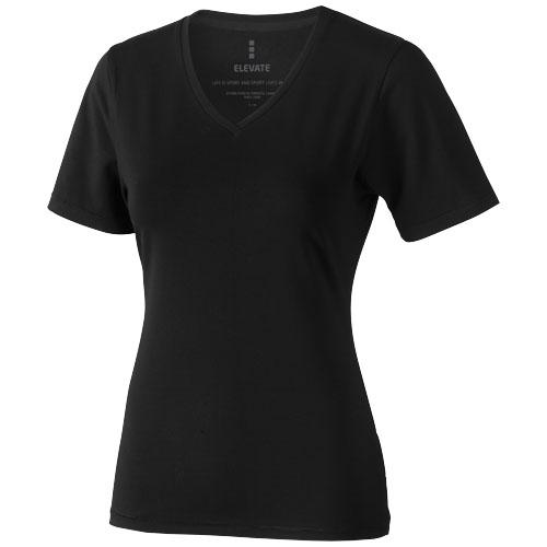 T-shirt bio manches courtes pour femmes Kawartha - col V - coton biologique ringspun 95% - 200 g/m²_0