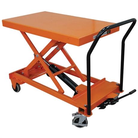 Table élévatrice manuelle 290-890 mm - Capacité 300kg - Plateau 815x500 mm_0