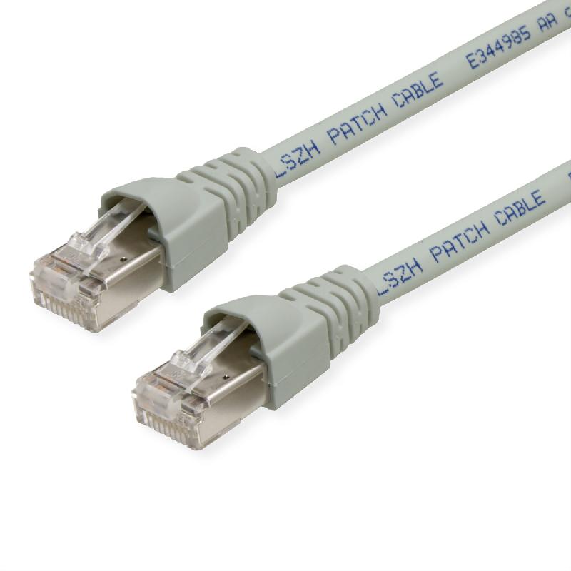 Telegärtner cordon s/ftp, cat.6a, lsoh, gris, 7,5 m_0
