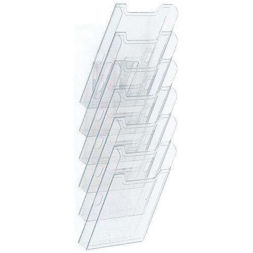 TRIEUR MURAL A4 VERTICAL 6 CASES - CRISTAL - EXACOMPTA