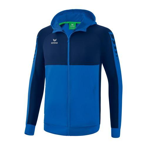 VESTE DE SURVÊTEMENT À CAPUCHE ENFANT - ERIMA - SIX WINGS ROY/NAVY