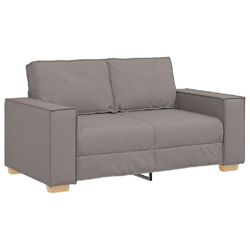 VidaXL Canapé 2 places Taupe 160x78x84 cm Tissu Modèle AbriOmbrage 30 - 8721158688859_0