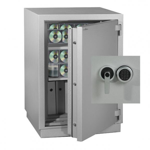 Armoire Forte ignifuge magnétique MEDIA DUO 240 Litres - A code ou clé - Norme EN 1143-1 - Assurable 35 000 euros_0