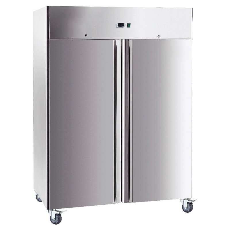 Armoire réfrigérée inox 2 portes - 1400 L - système ventilé - température 2°C à 8°C - marque L2G_0