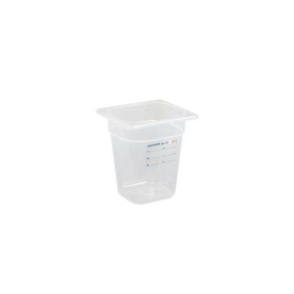 Bacs de stockage alimentaire gastronorme 3-8L - Polypropylène transparent - Couvercle hermétique - 3,4L à 7,7L_0