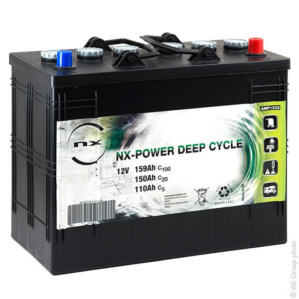 BATTERIE TRACTION NX POWER DEEP CYCLE DUAL 12V 150AH AUTO_0