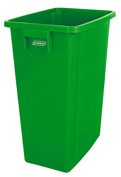 Collecteur de tri sélectif 80L - Vert - Polypropylène robuste et durable_0