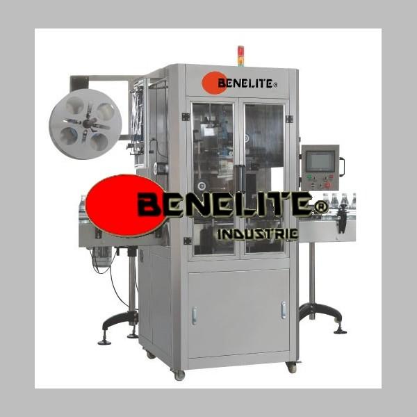 Étiqueteuse automatique adhésive - Sleeveuse aux manchons rétractables - Étanche avec carter inox_0