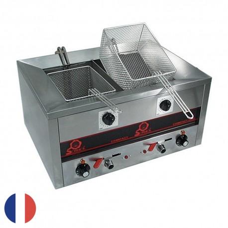 FRITEUSE ELECTRIQUE 2 X 7 LITRES SPÉCIAL SURGELÉS COMPACT LINE 500 SOFRACA_0