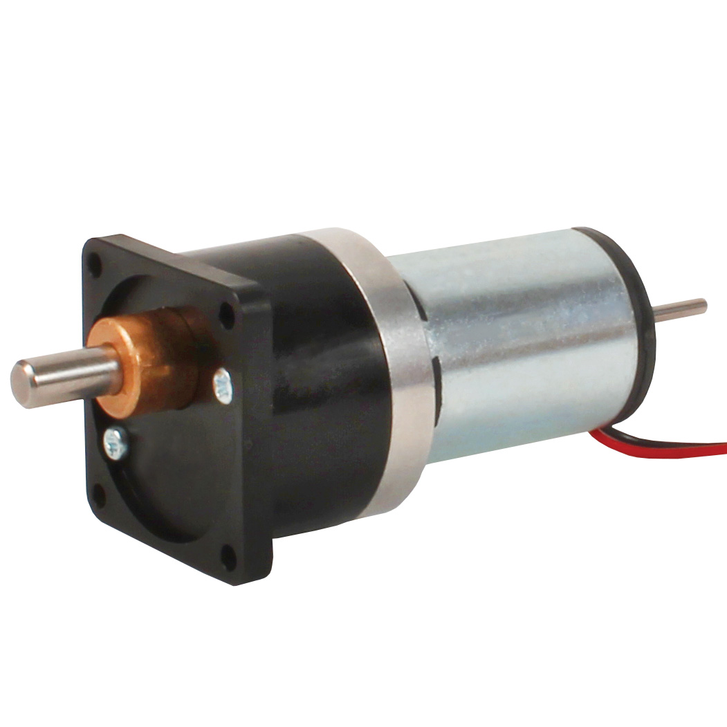 Motoréducteur 12V et 24V DC - Couple nominal 0,07 à 0,2Nm - Trains droits - Charges max 15N/35N_0