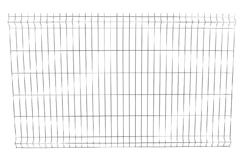 Panneau rigide h. 1,93 x l. 2 m - fil 4 mm - gris - clôture métallique_0