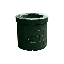 PLAST'UP ROTOMOULAGE Puits récupérateur d'eau de pluie 340l - VERT FONCE - vert 0669014881564_0