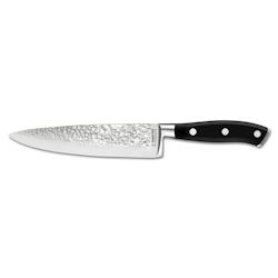 Sabatier Trompette Carbon - Couteau de chef 16 cm martelé avec protection de lame en inox - noir 7437751_0