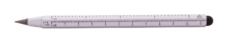 Stylo sans encre en aluminium recyclé - longue durée - avec stylet tactile et pointe en alliage métallique_0