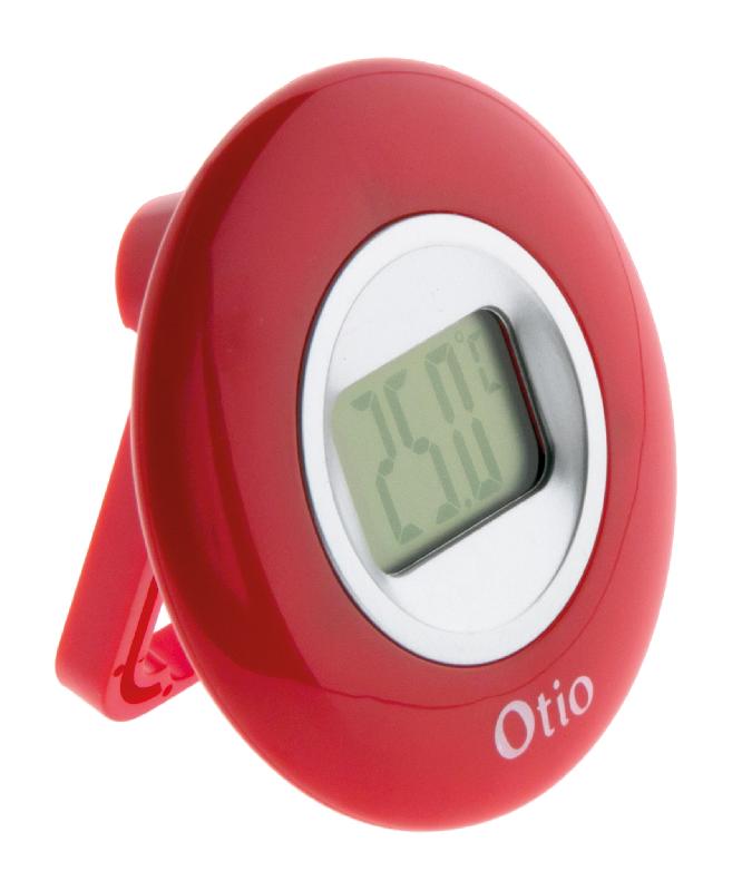Thermomètre 77mm rouge - Otio_0