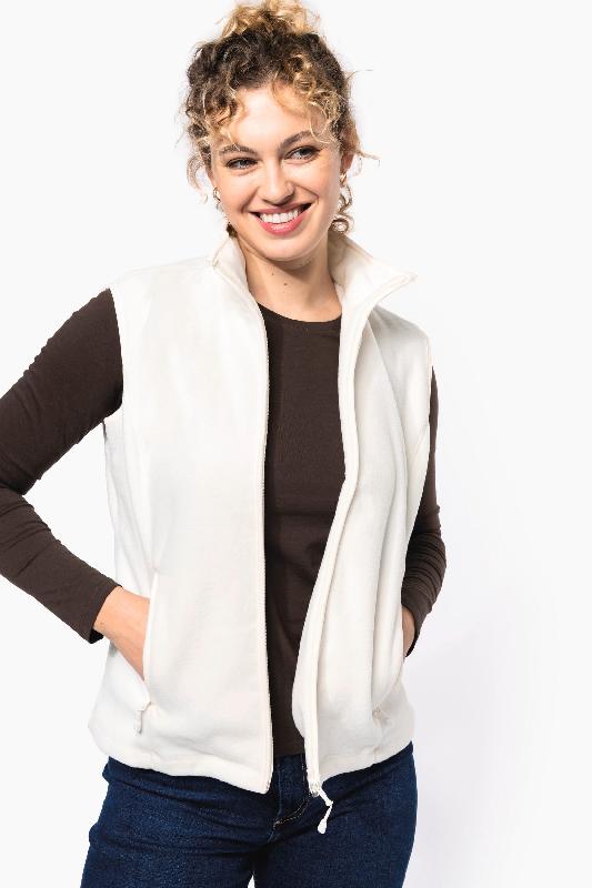 Bodywarmer micropolaire femme Kariban - Réf: K906 - Léger et chaud, coupe cintrée, 100 % polyester antiboulochage_0
