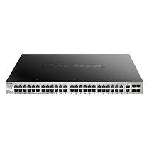 D-Link DGS-3130-54PS/E commutateur réseau Géré L3 Gigabit Ethernet (10/100/1000) Connexion Ethernet, supportant l'alimentation via ce port (PoE) Gris_0