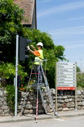 Plateforme de travail roulante